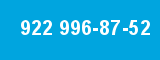 922 996-87-52